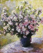 Claude Monet Bouquet of Mallows France oil painting artist